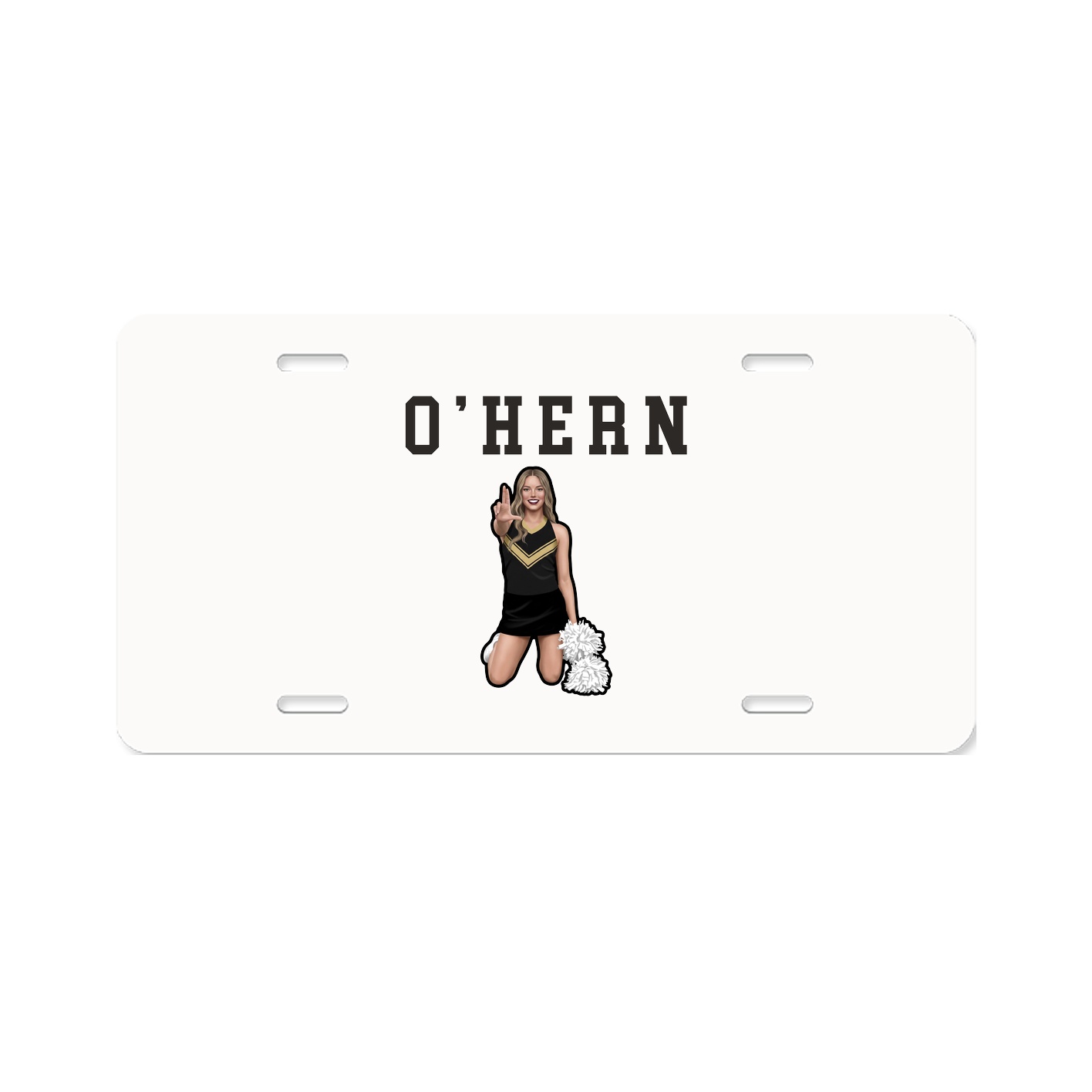 License Plate — Shirsey in Classic