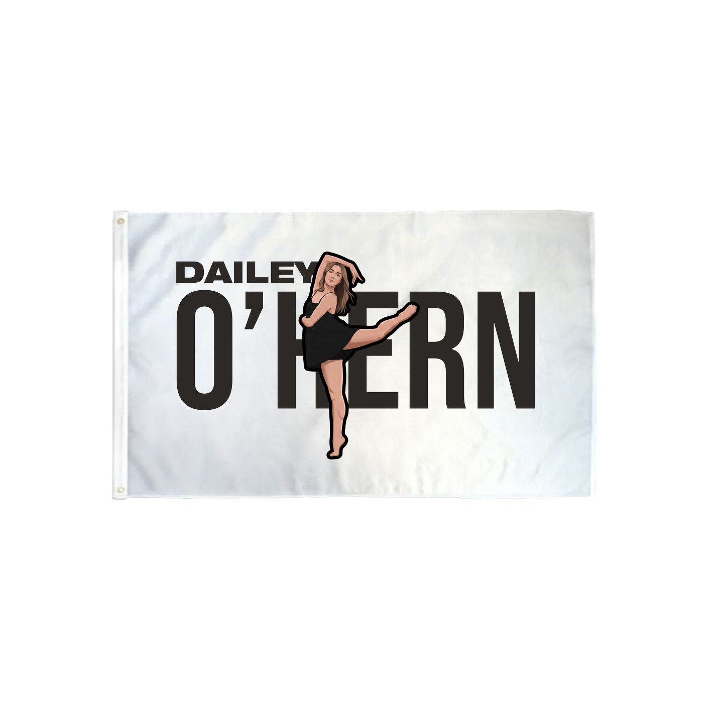 3x5 Flag — Player Name in Classic