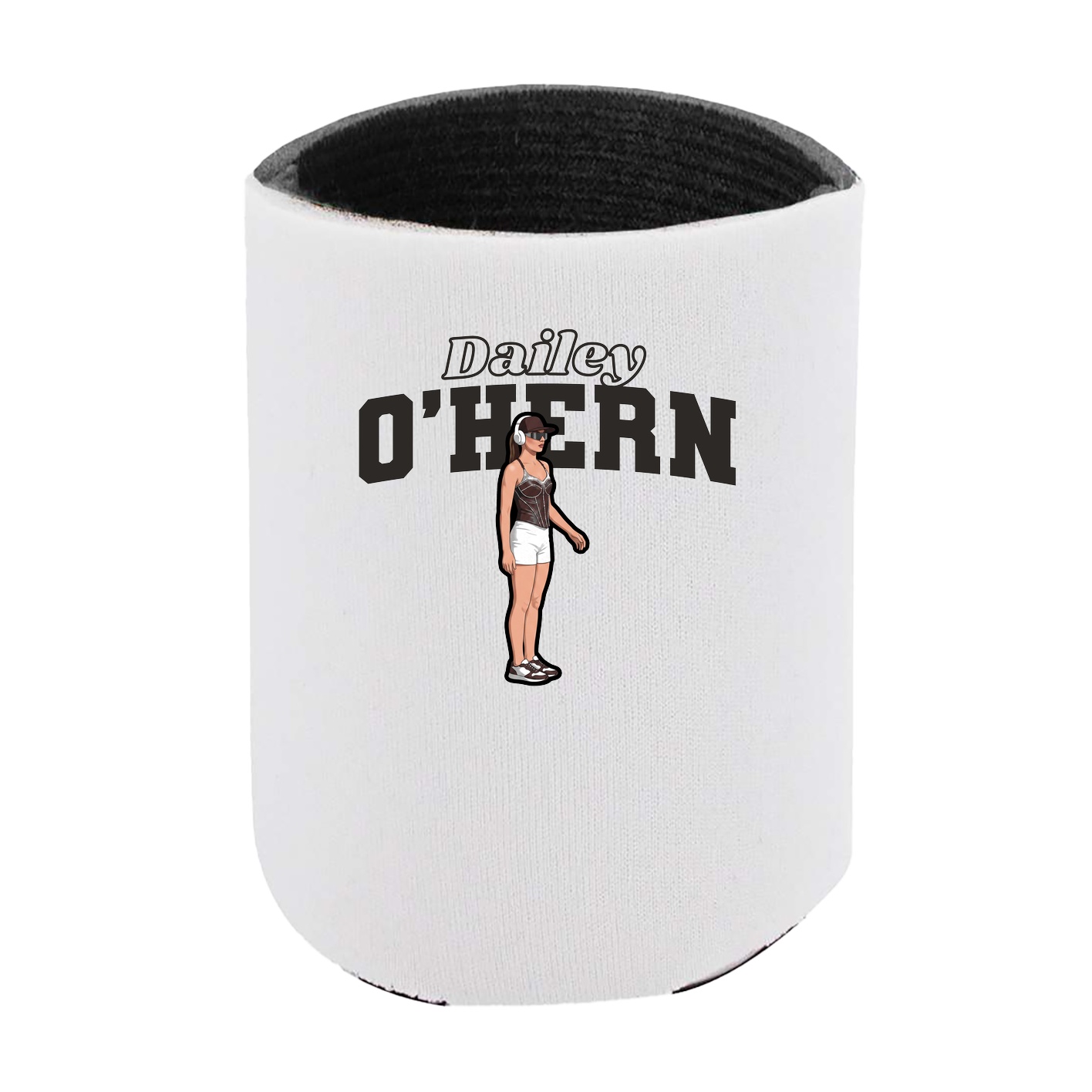 Can Holder — Name Arch in White