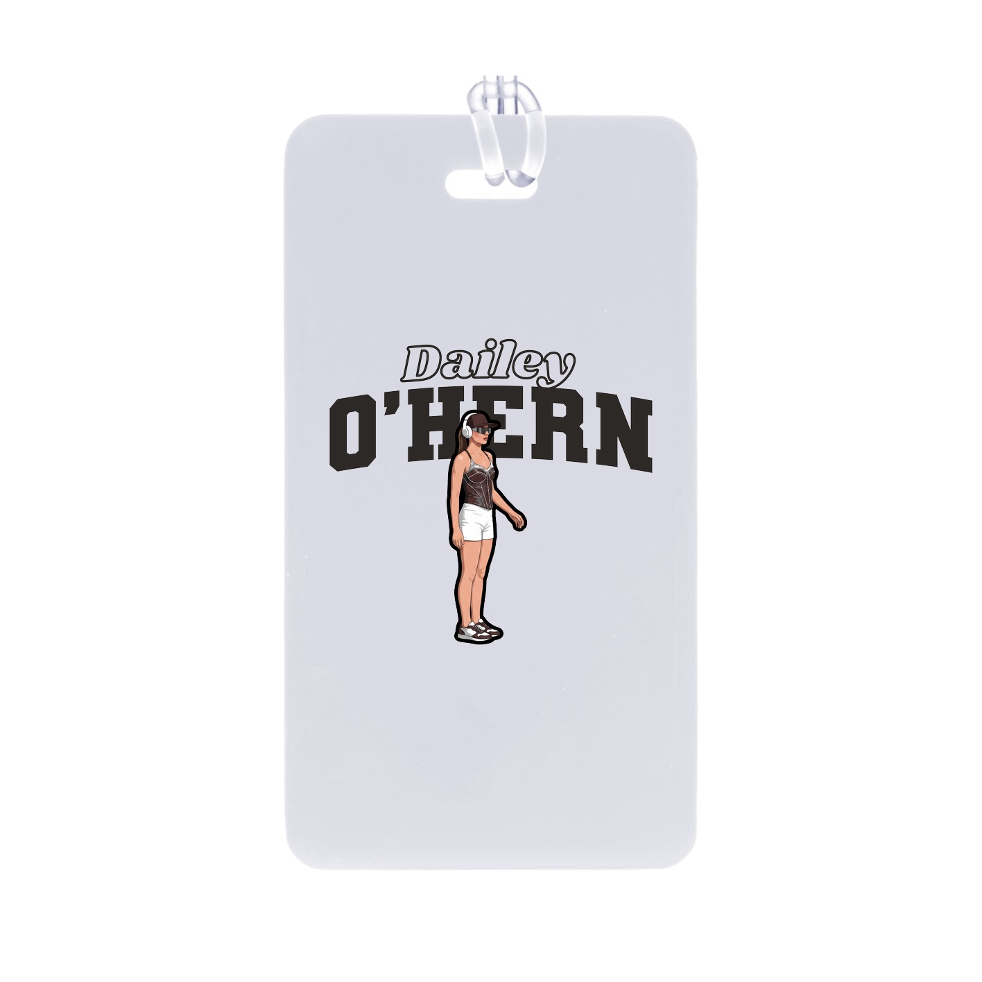 Bag Tag — Name Arch in Classic