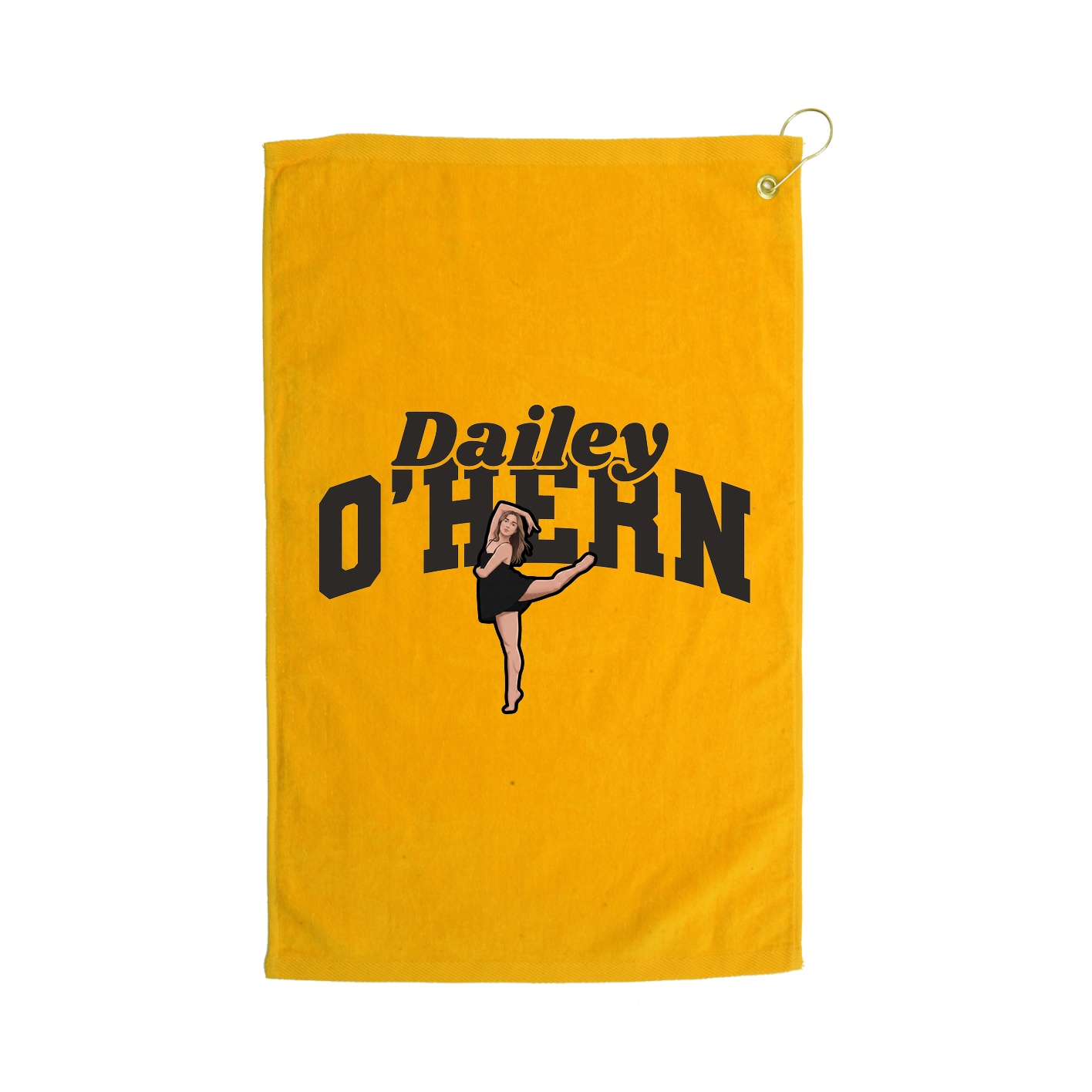 Golf Towel — Signature Arch in Gold