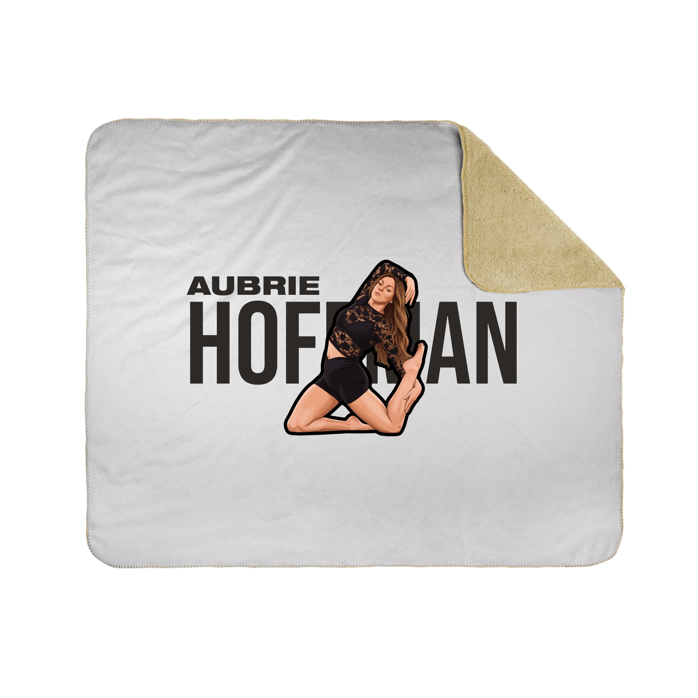 Throw Blanket — Player Name in White