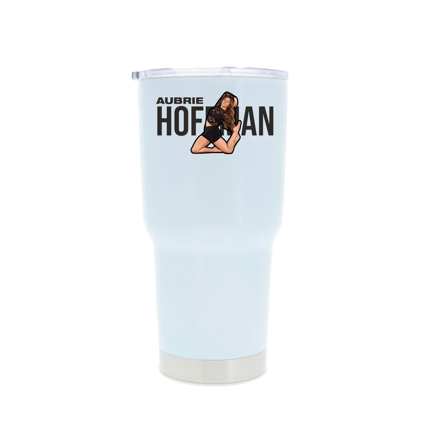 30oz Stainless Steel Tumbler — Player Name in White
