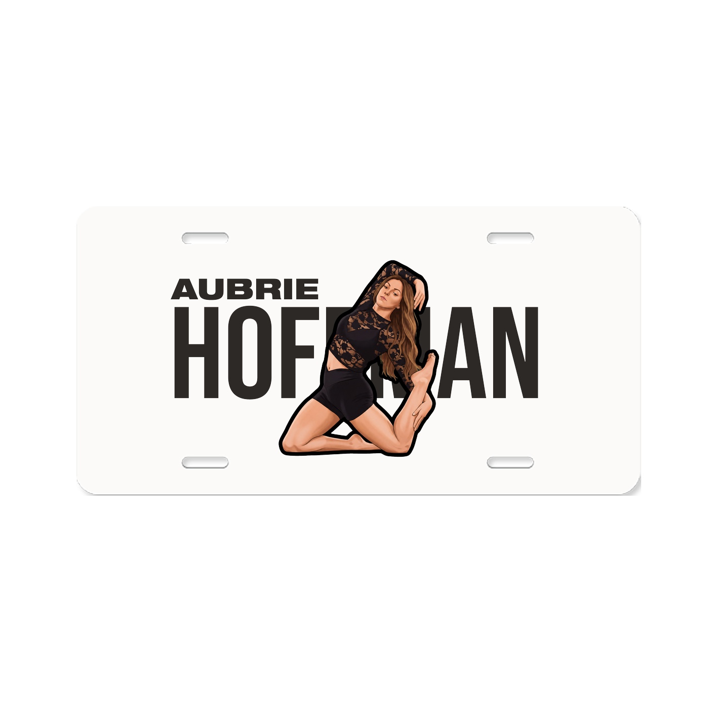 License Plate — Player Name in Classic
