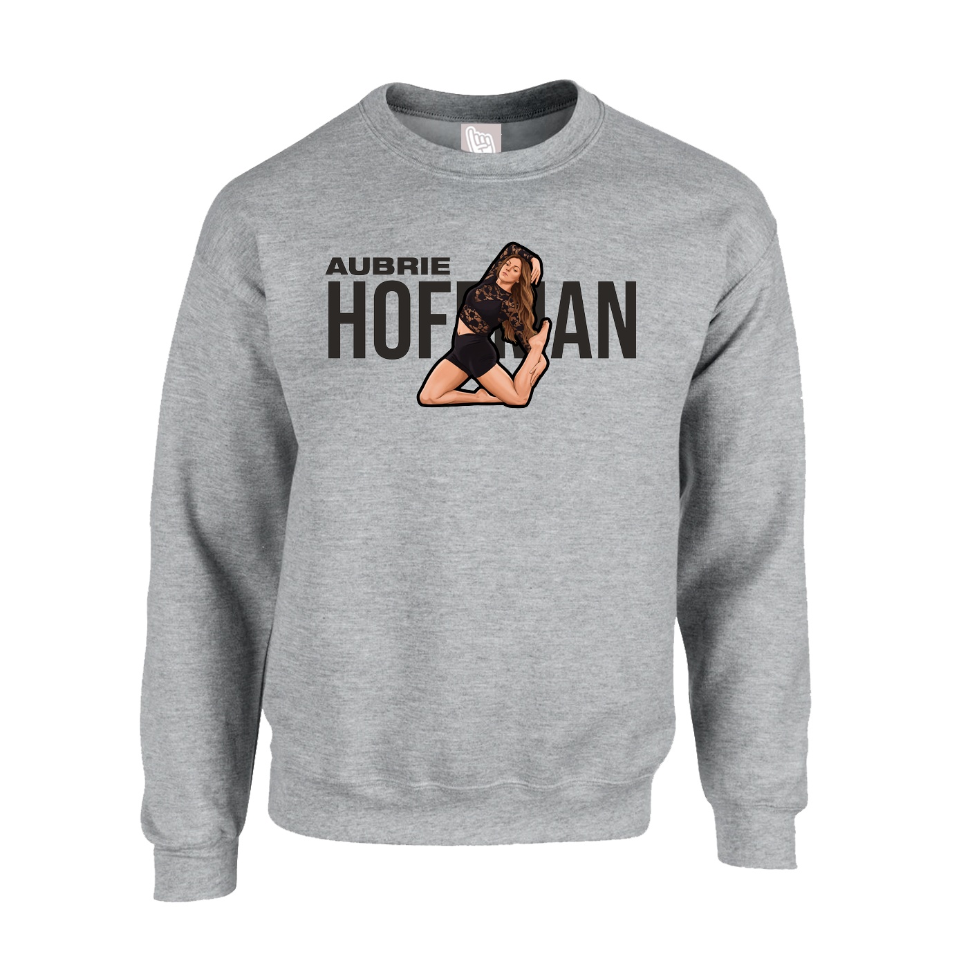 Fleece Crew — Player Name in Grey