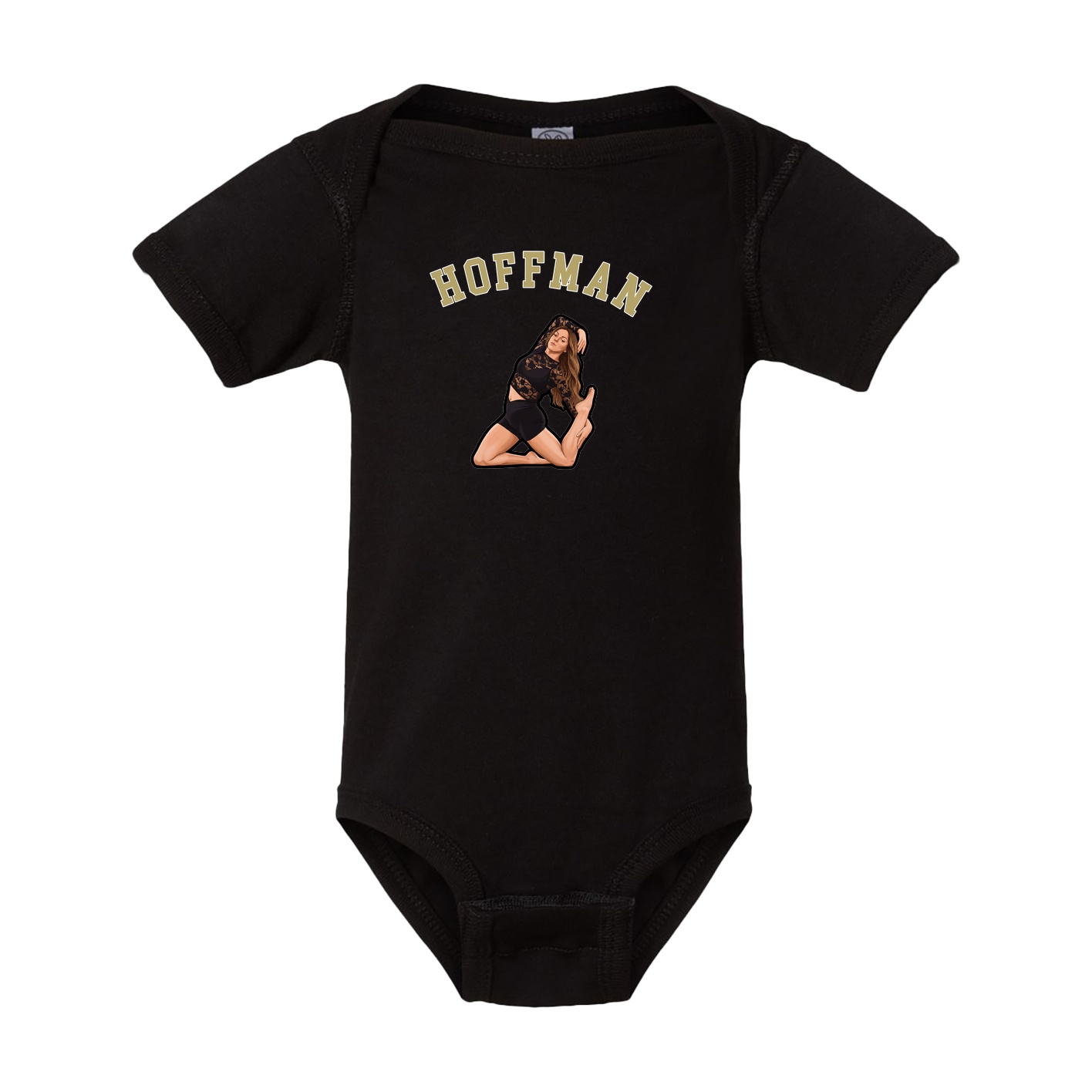 Baby Onesie — Shirsey Arch in Black