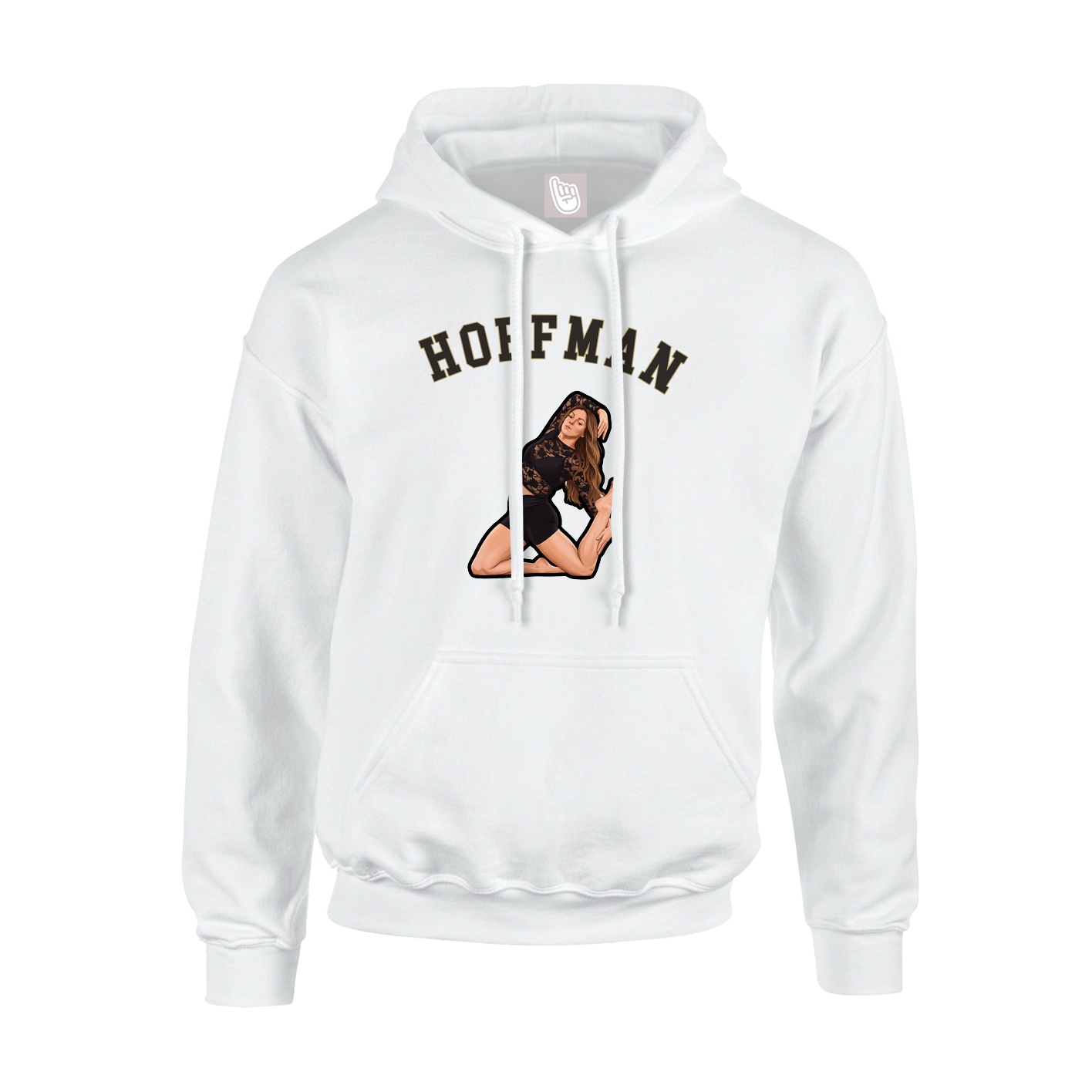 Hoodie — Shirsey Arch in White
