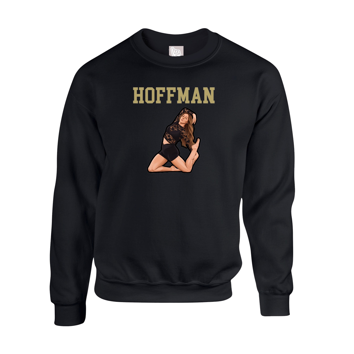 Fleece Crew — Shirsey in Black