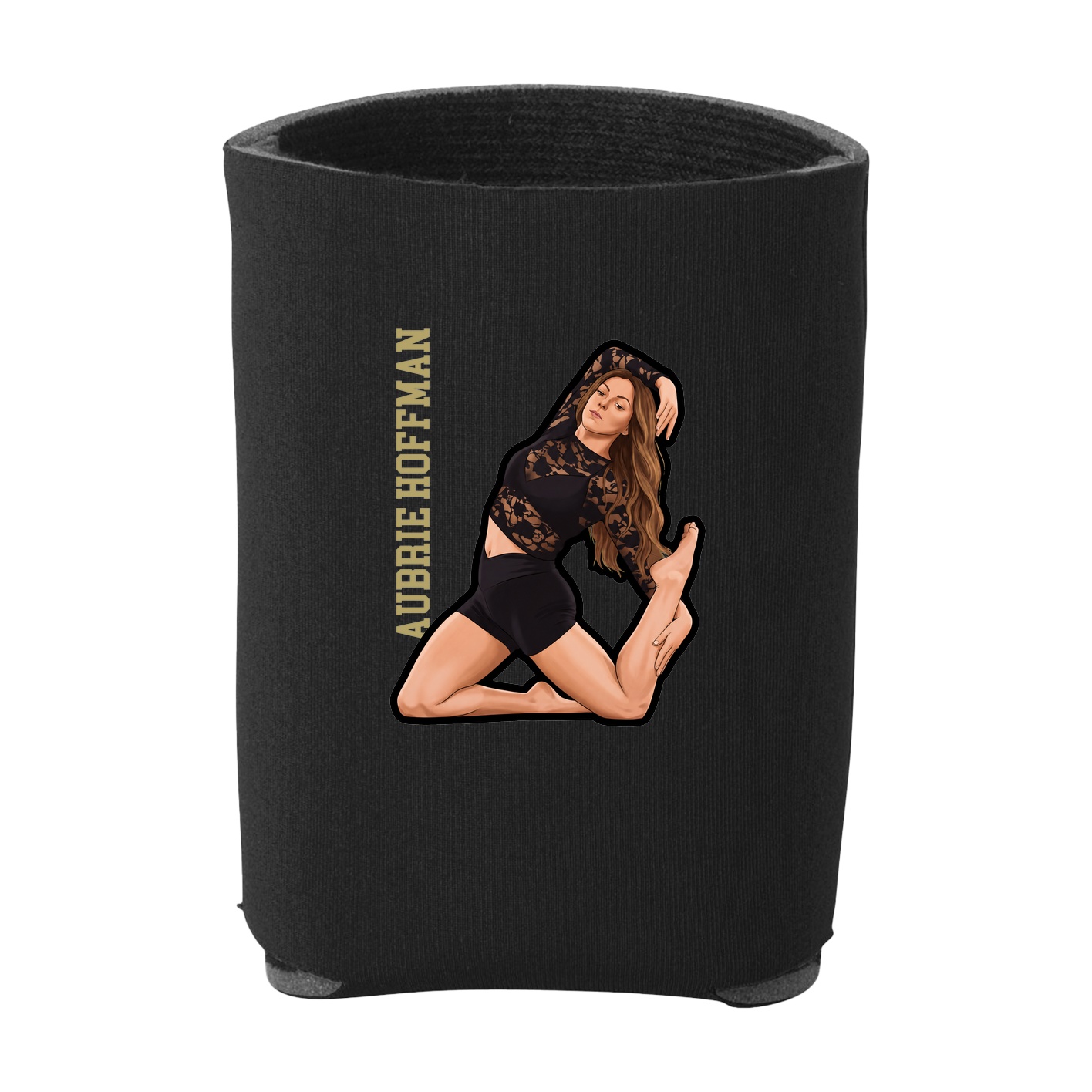 Can Holder — Name Vertical in Black