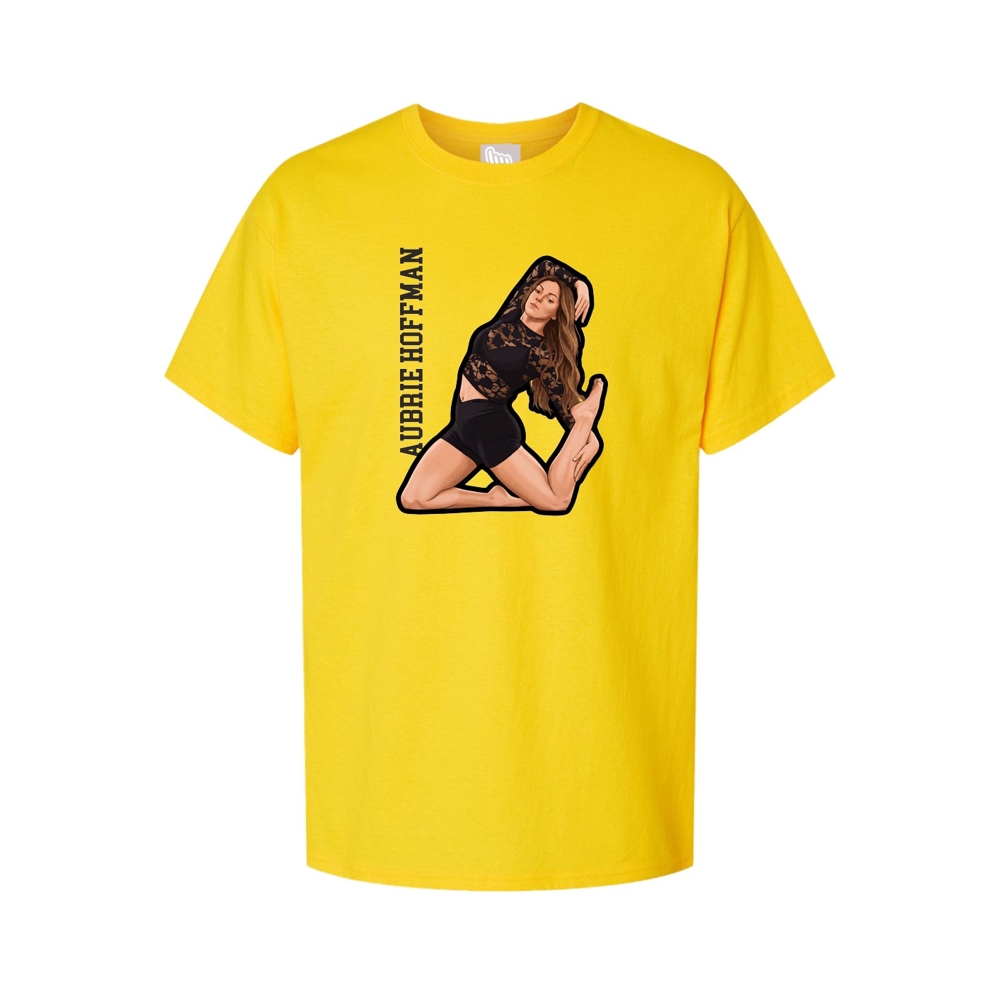 Tee — Name Vertical in Gold