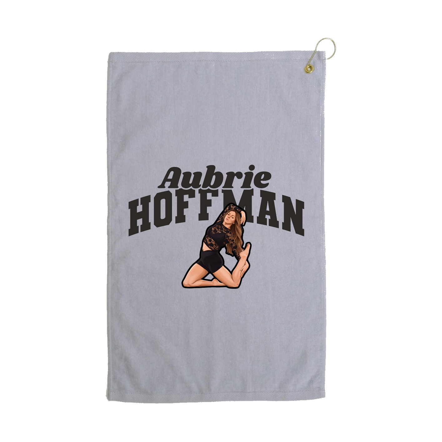 Golf Towel — Signature Arch in Grey