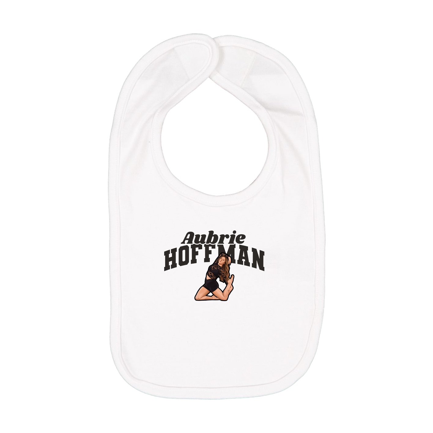 Infant Bib — Signature Arch in White