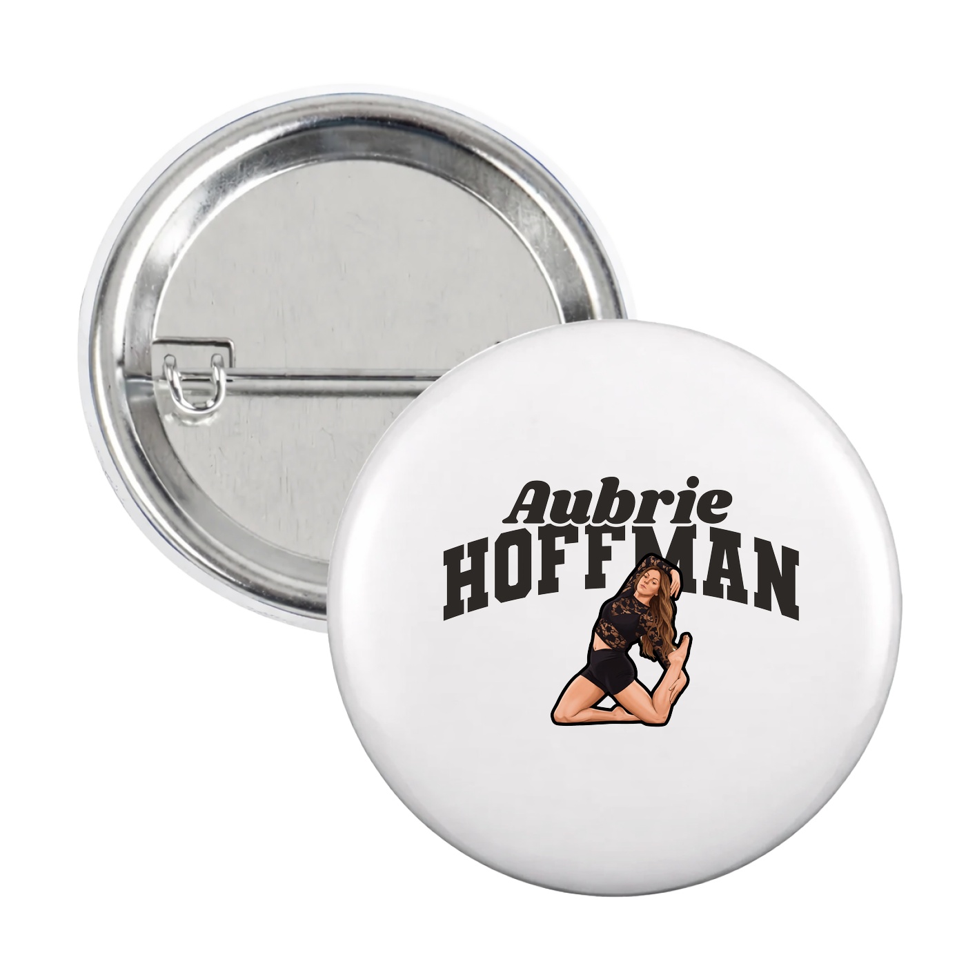 Game Day Button — Signature Arch in White