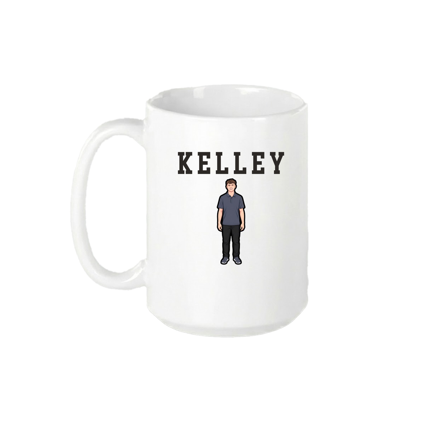 15oz Coffee Mug — Shirsey in White