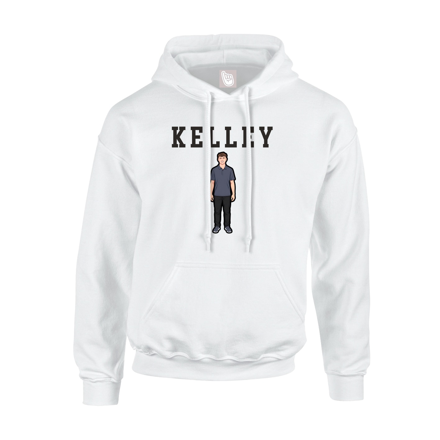 Hoodie — Shirsey in White