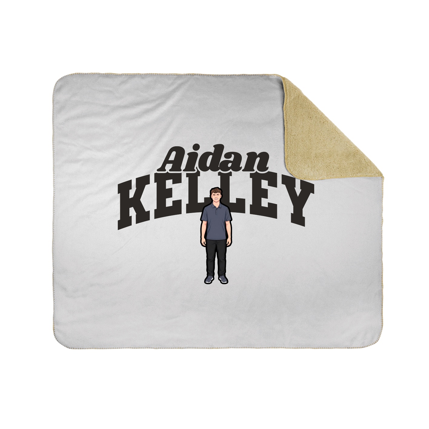 Throw Blanket — Signature Arch in White