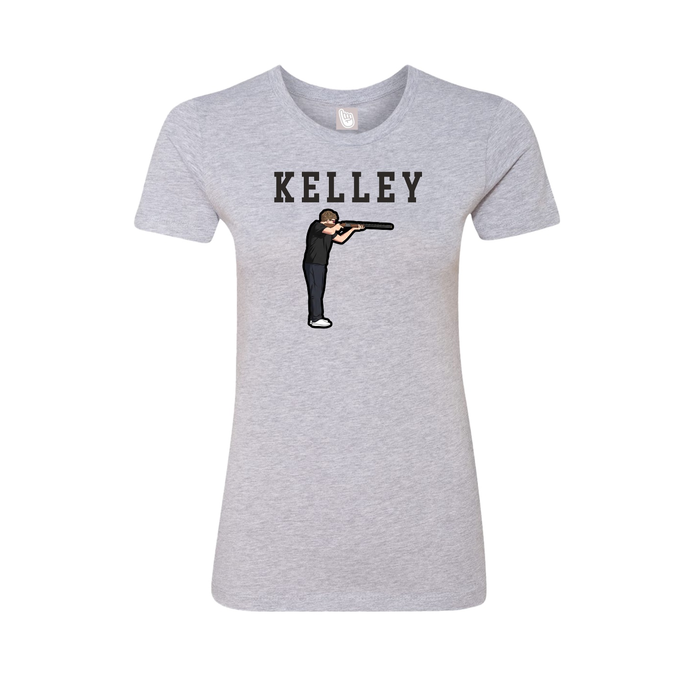 Fitted Women's Tee — Shirsey in Grey