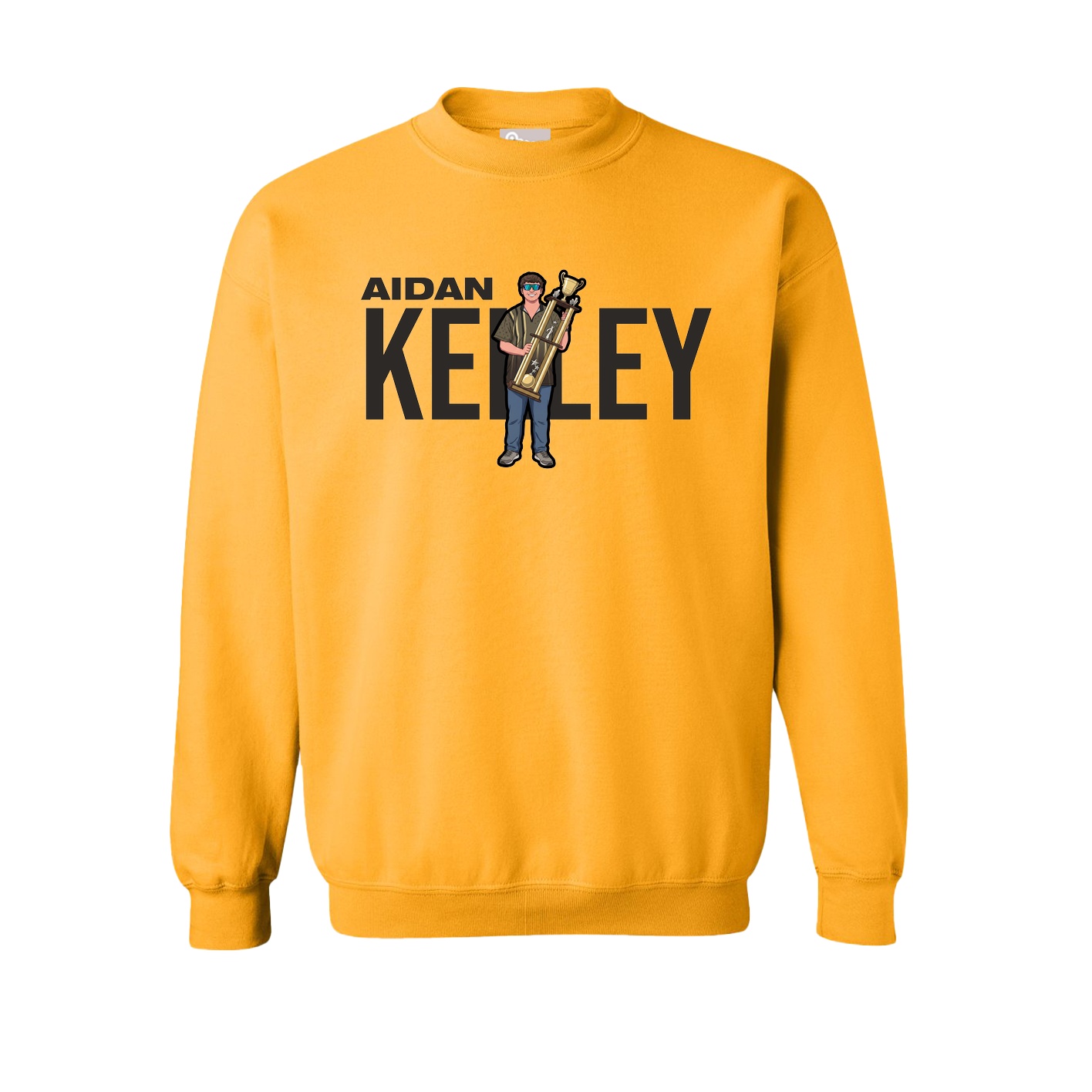 Fleece Crew — Player Name in Gold