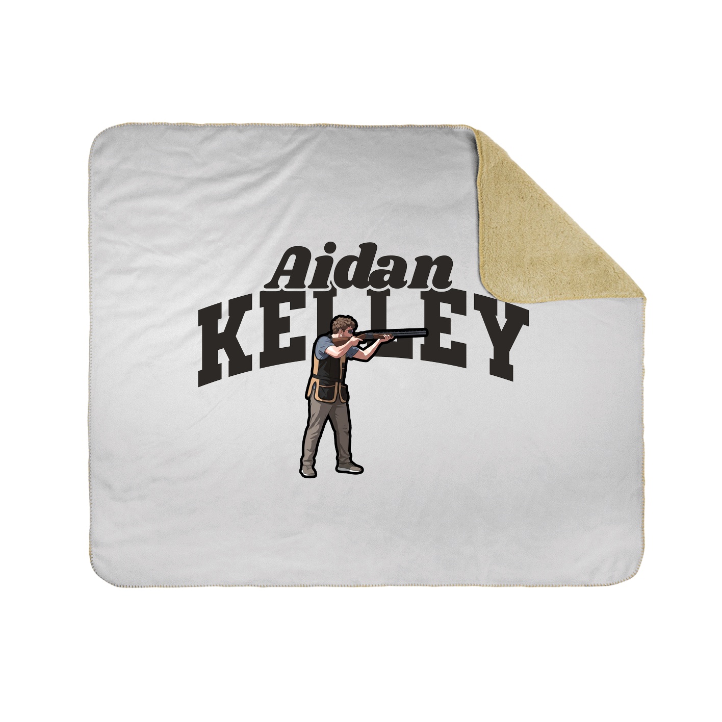 Throw Blanket — Signature Arch in White
