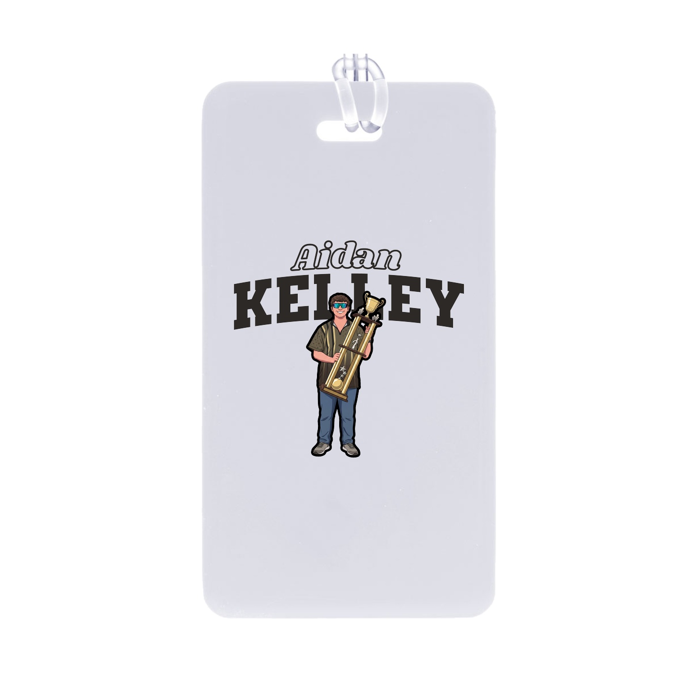 Bag Tag — Name Arch in Classic