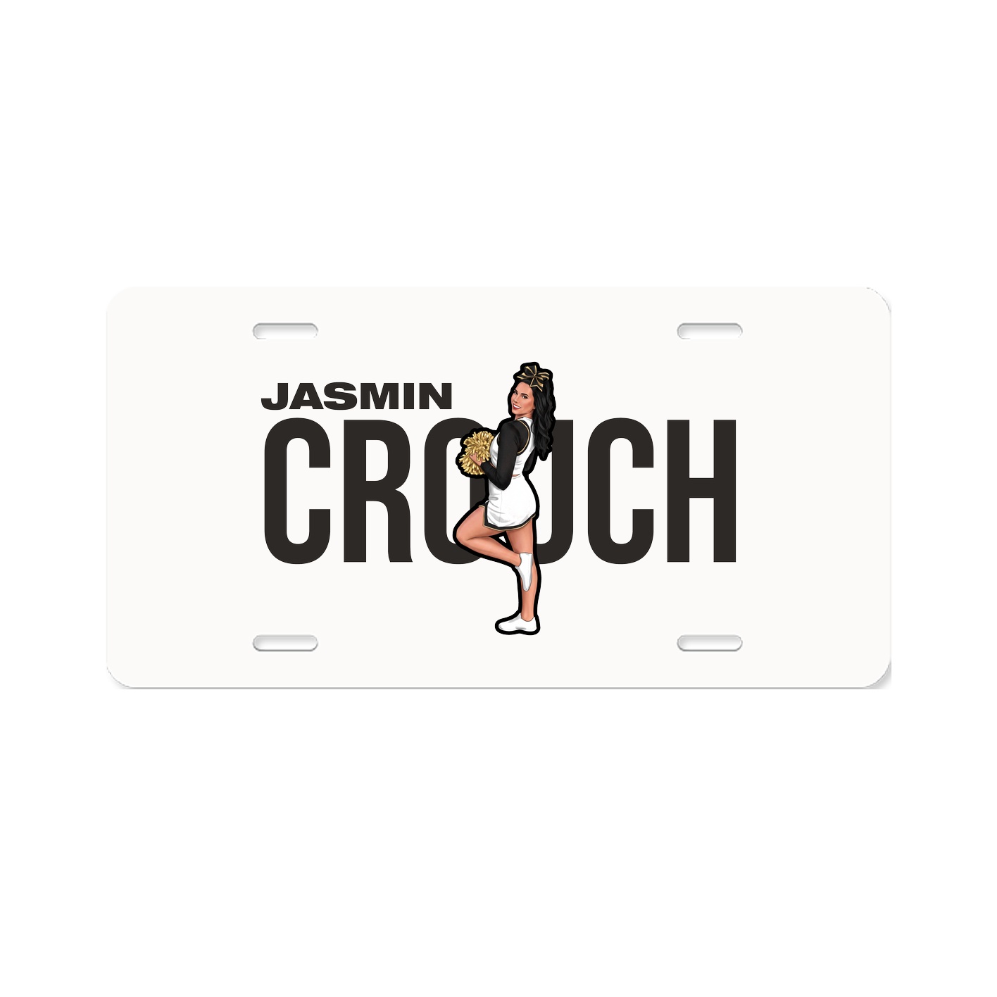 License Plate — Player Name in Classic
