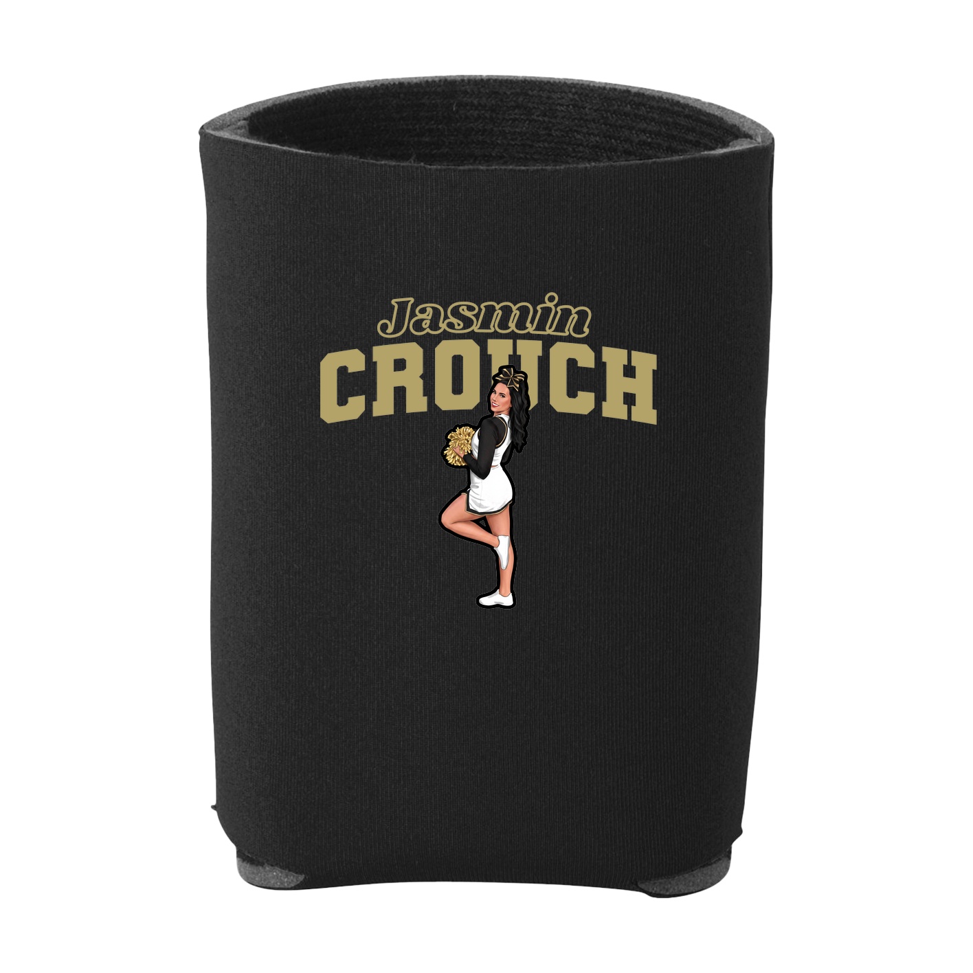Can Holder — Name Arch in Black