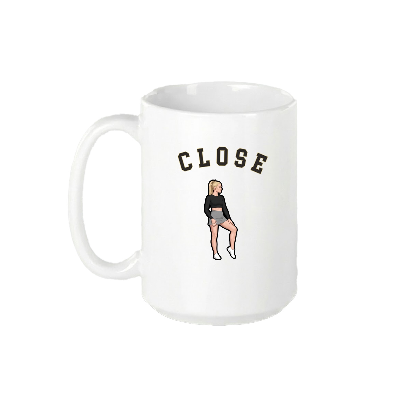 15oz Coffee Mug — Shirsey Arch in White