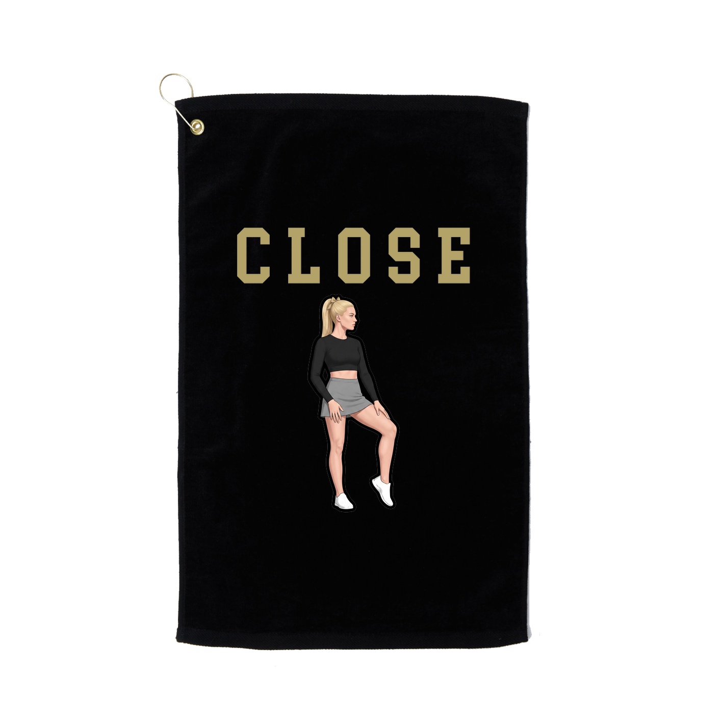 Golf Towel — Shirsey in Black
