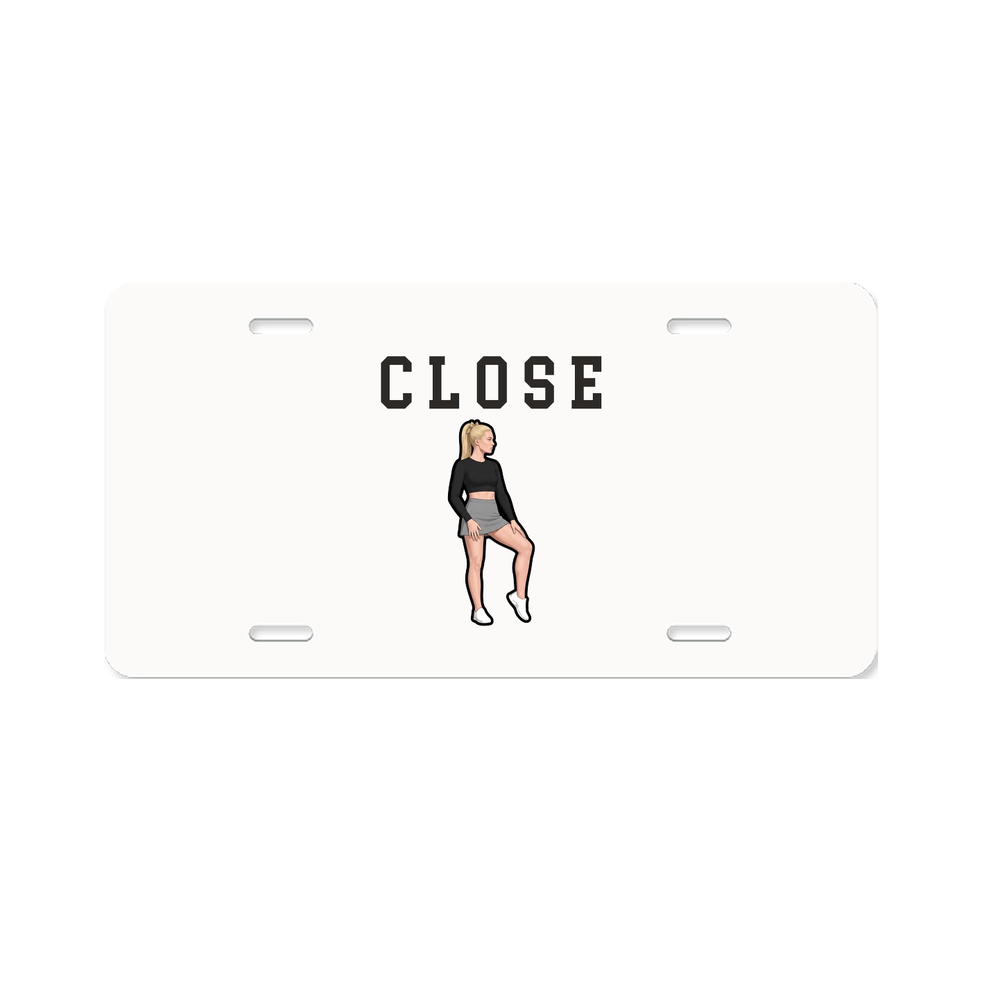 License Plate — Shirsey in Classic