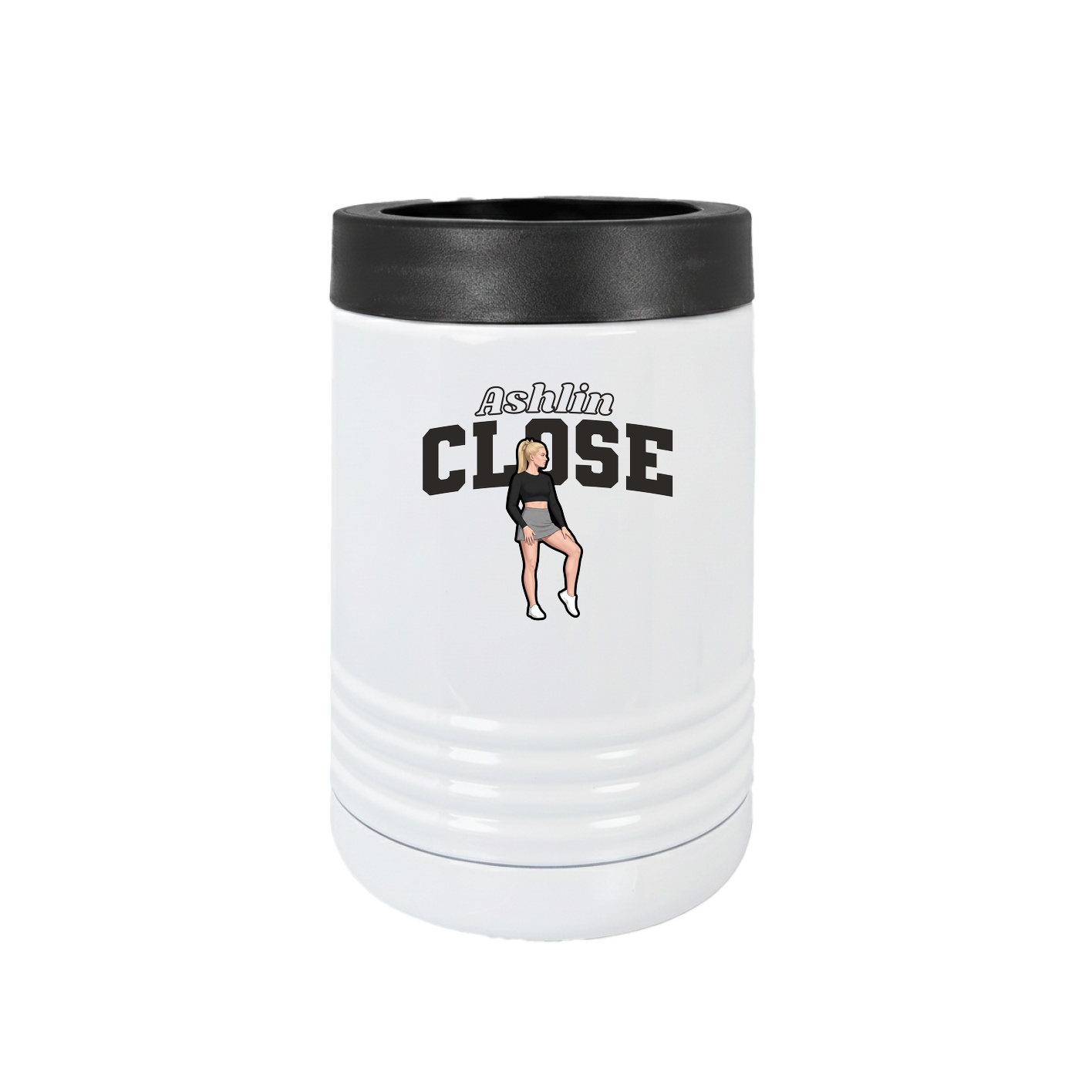 Beverage Holder — Name Arch in White