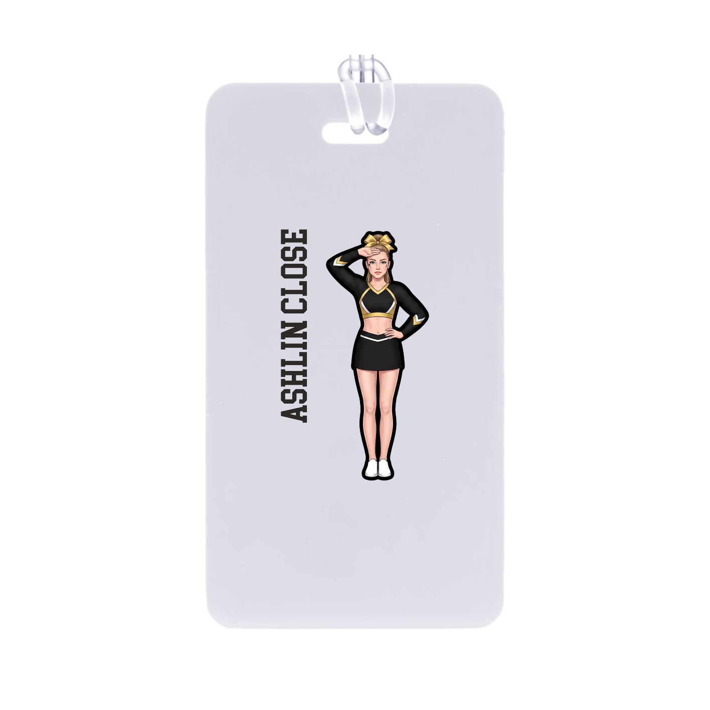 Bag Tag — Name Vertical in Classic