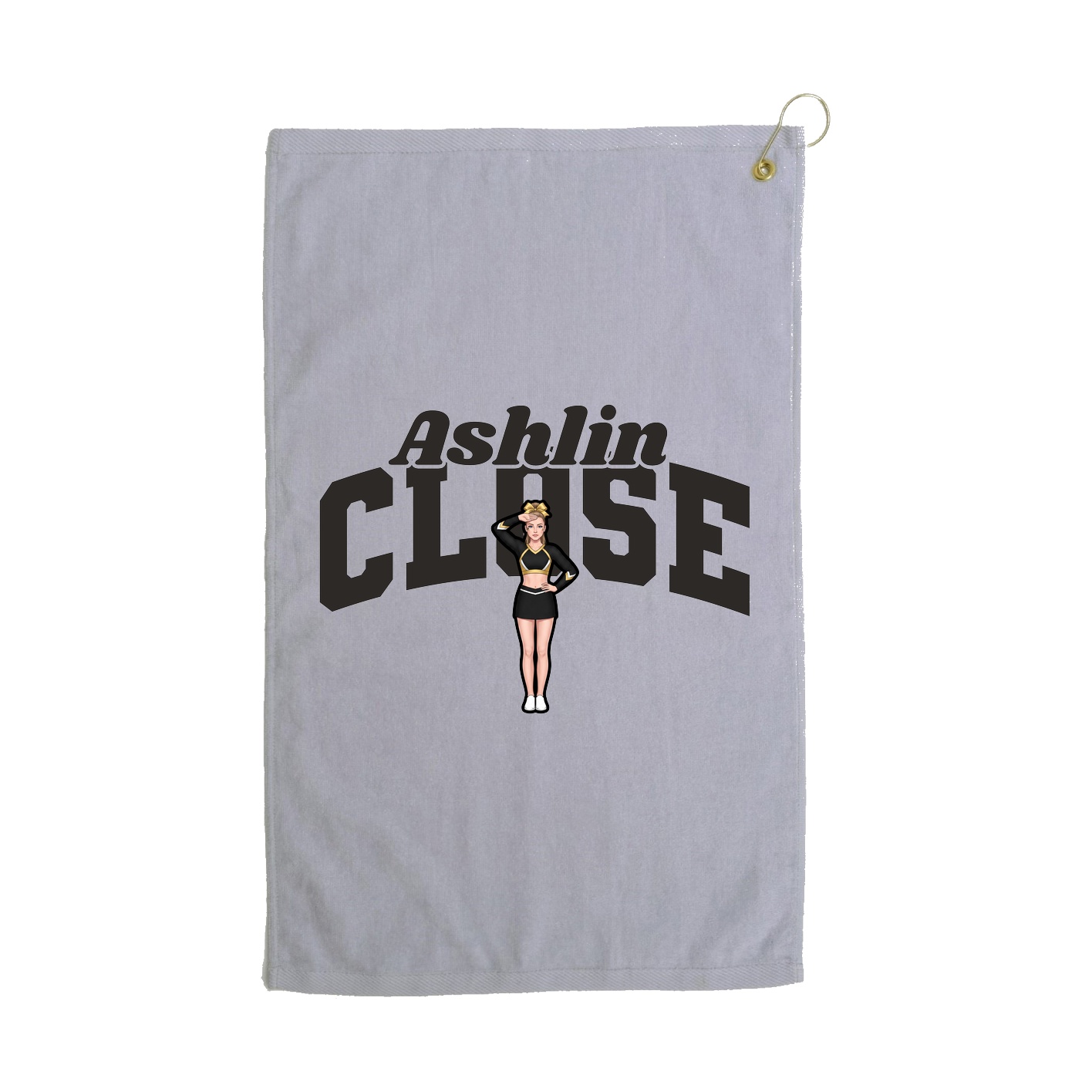 Golf Towel — Signature Arch in Grey