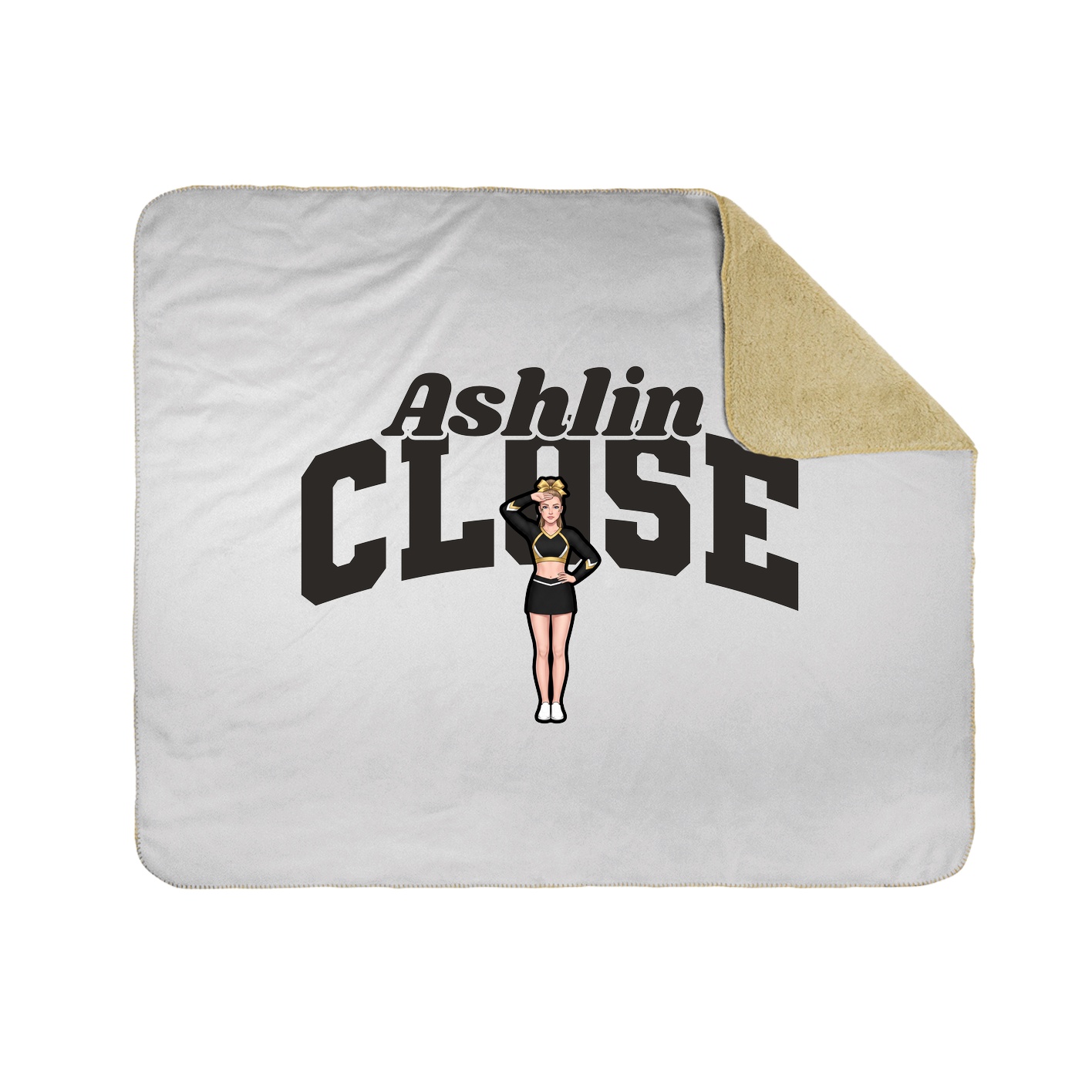 Throw Blanket — Signature Arch in White