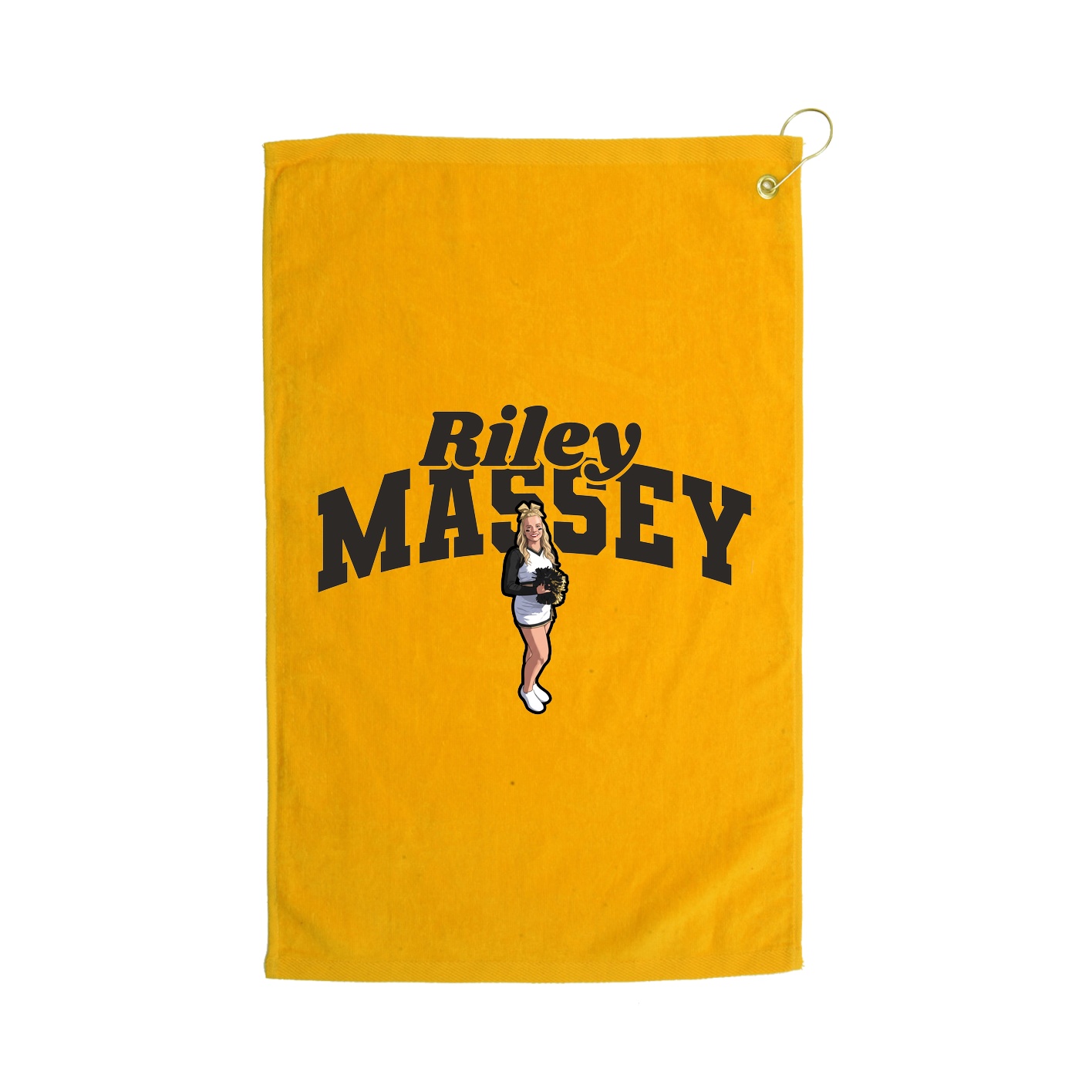 Golf Towel — Signature Arch in Gold