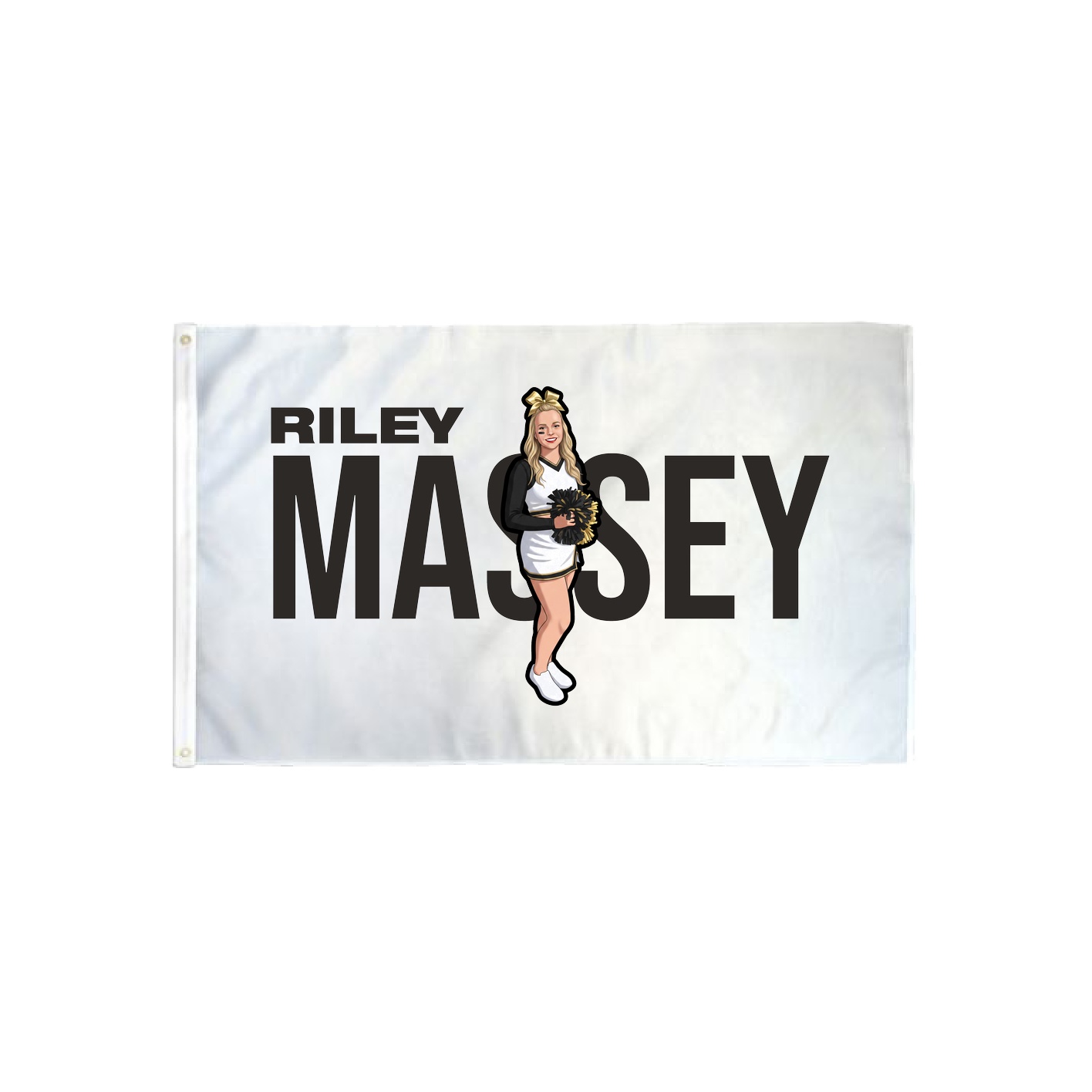 3x5 Flag — Player Name in Classic