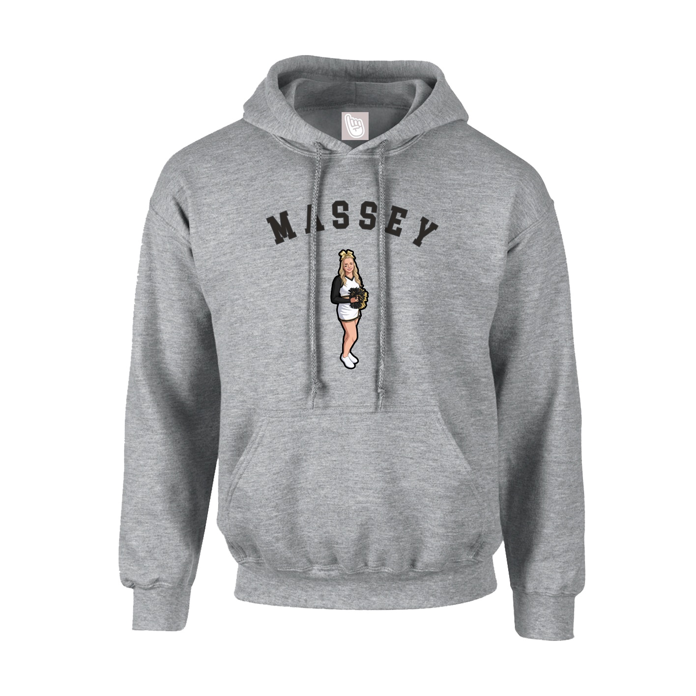 Youth Hoodie — Shirsey Arch in Grey