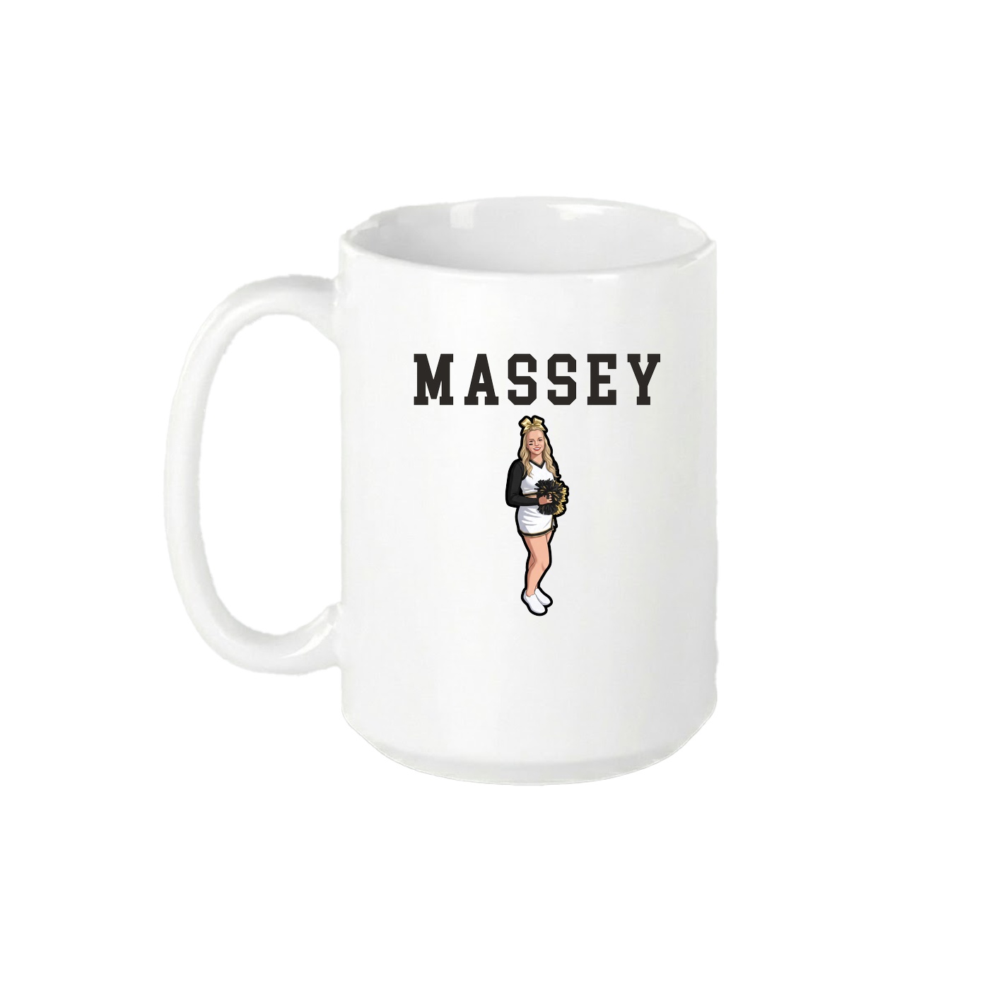 15oz Coffee Mug — Shirsey in White