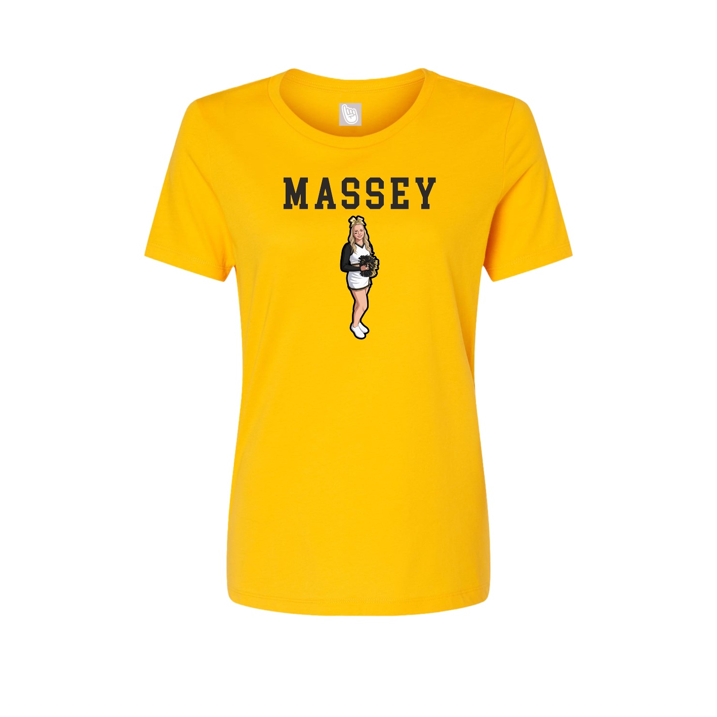 Fitted Women's Tee — Shirsey in Gold