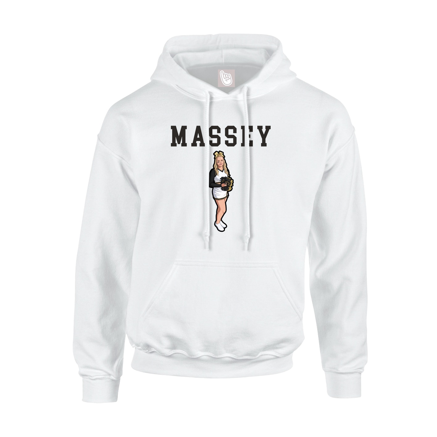 Youth Hoodie — Shirsey in White