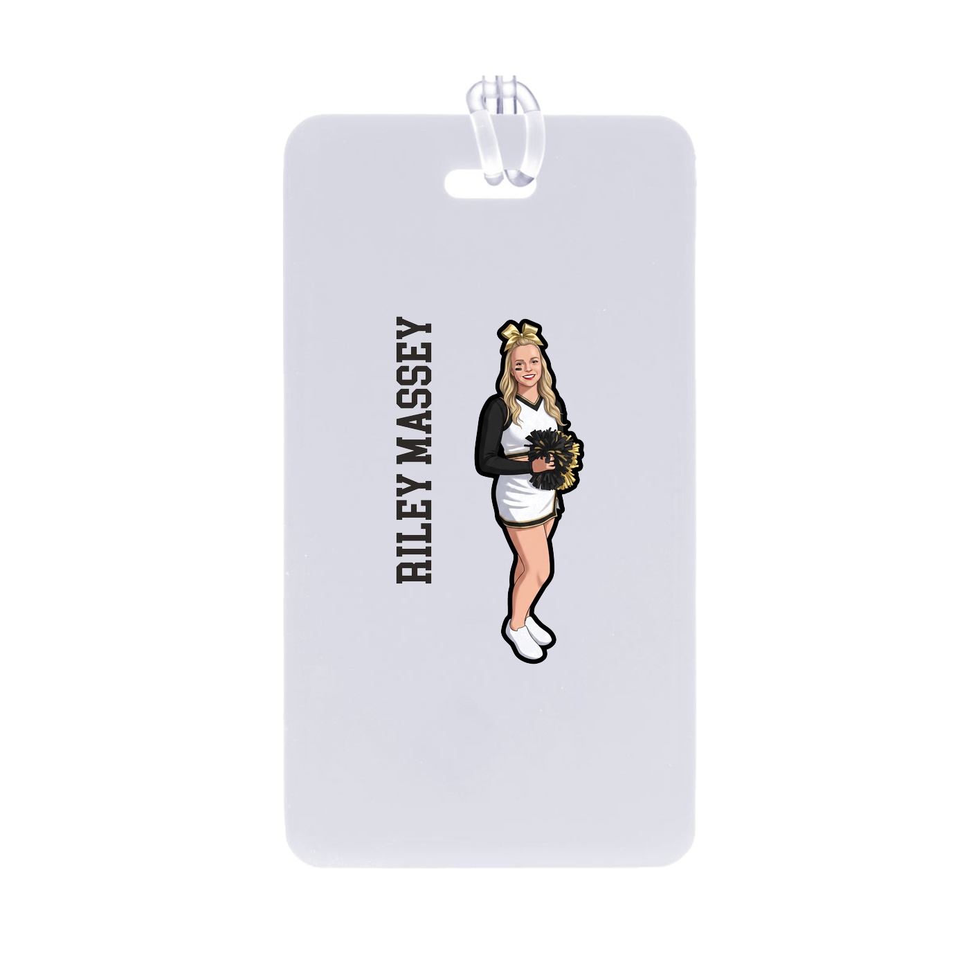 Bag Tag — Name Vertical in Classic