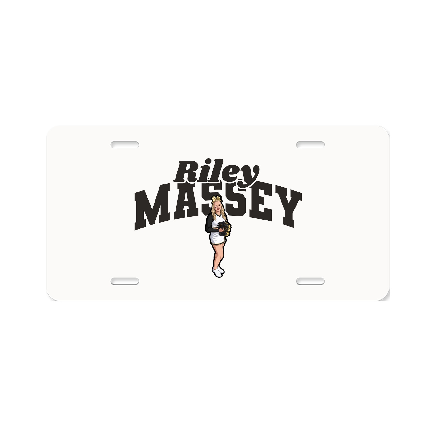 License Plate — Signature Arch in Classic