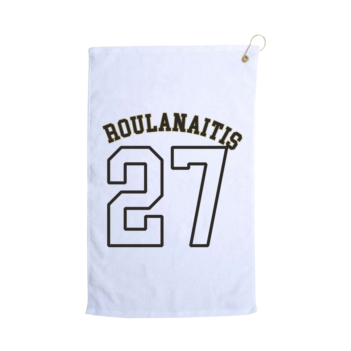 Golf Towel — Shirsey Arch in White