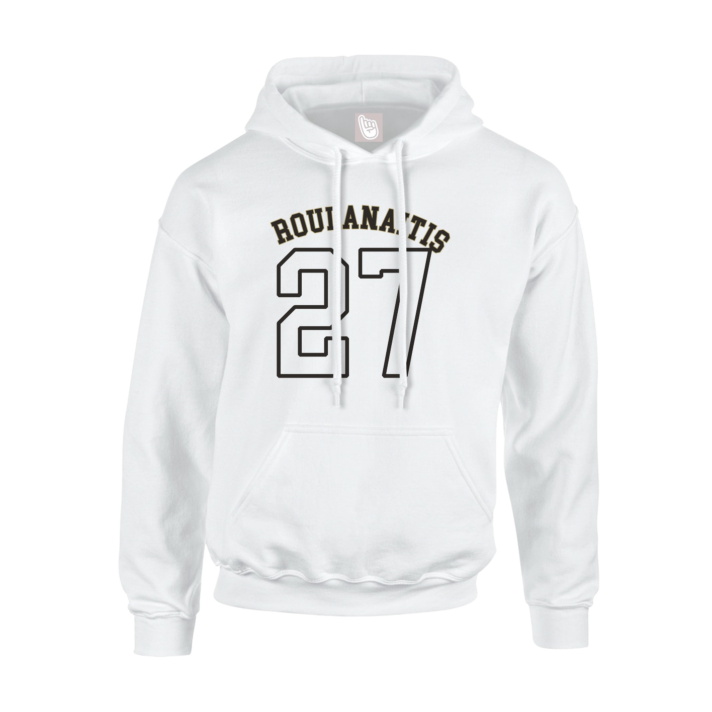 Hoodie — Shirsey Arch in White