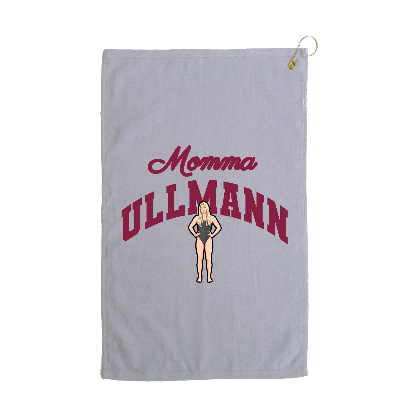 Golf Towel — Mothers Day Arch in Grey