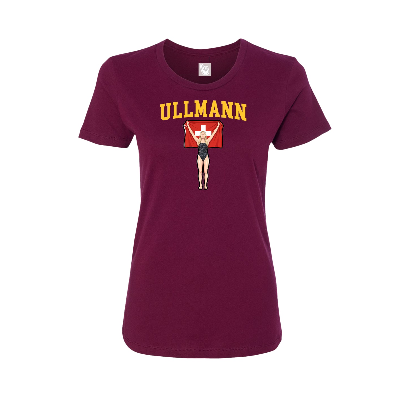 Womens Tee — Shirsey in Maroon