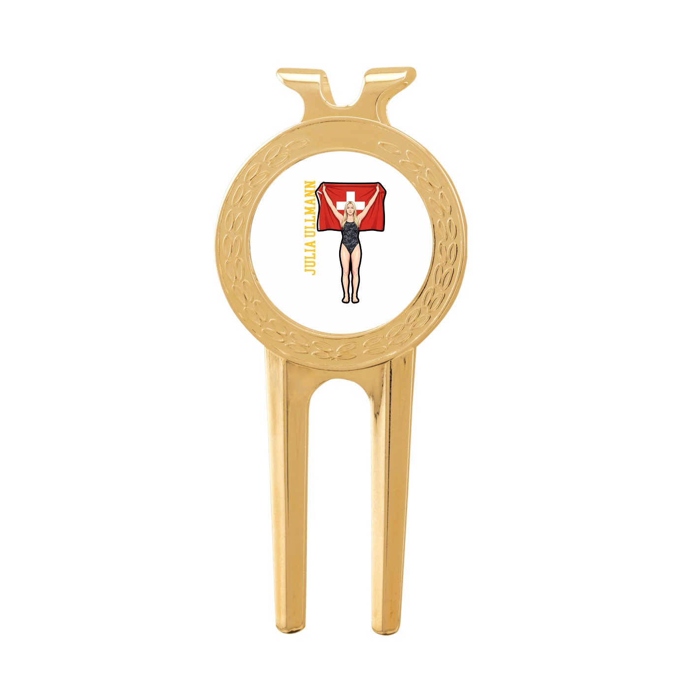 Divot Tool with Ball Marker — Name Vertical in Classic