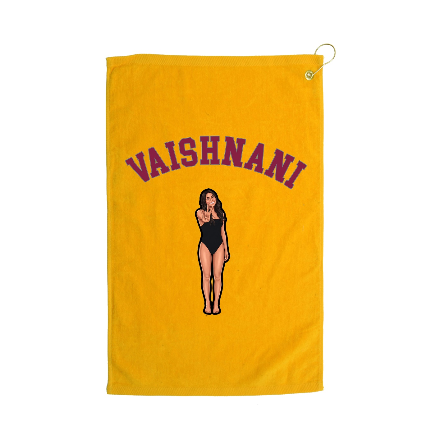 Golf Towel — Shirsey Arch in Gold