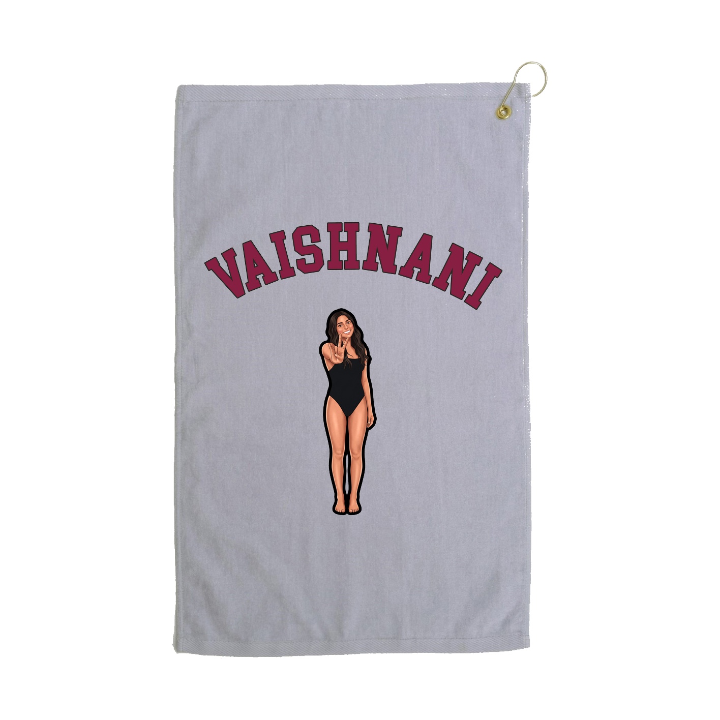 Golf Towel — Shirsey Arch in Grey