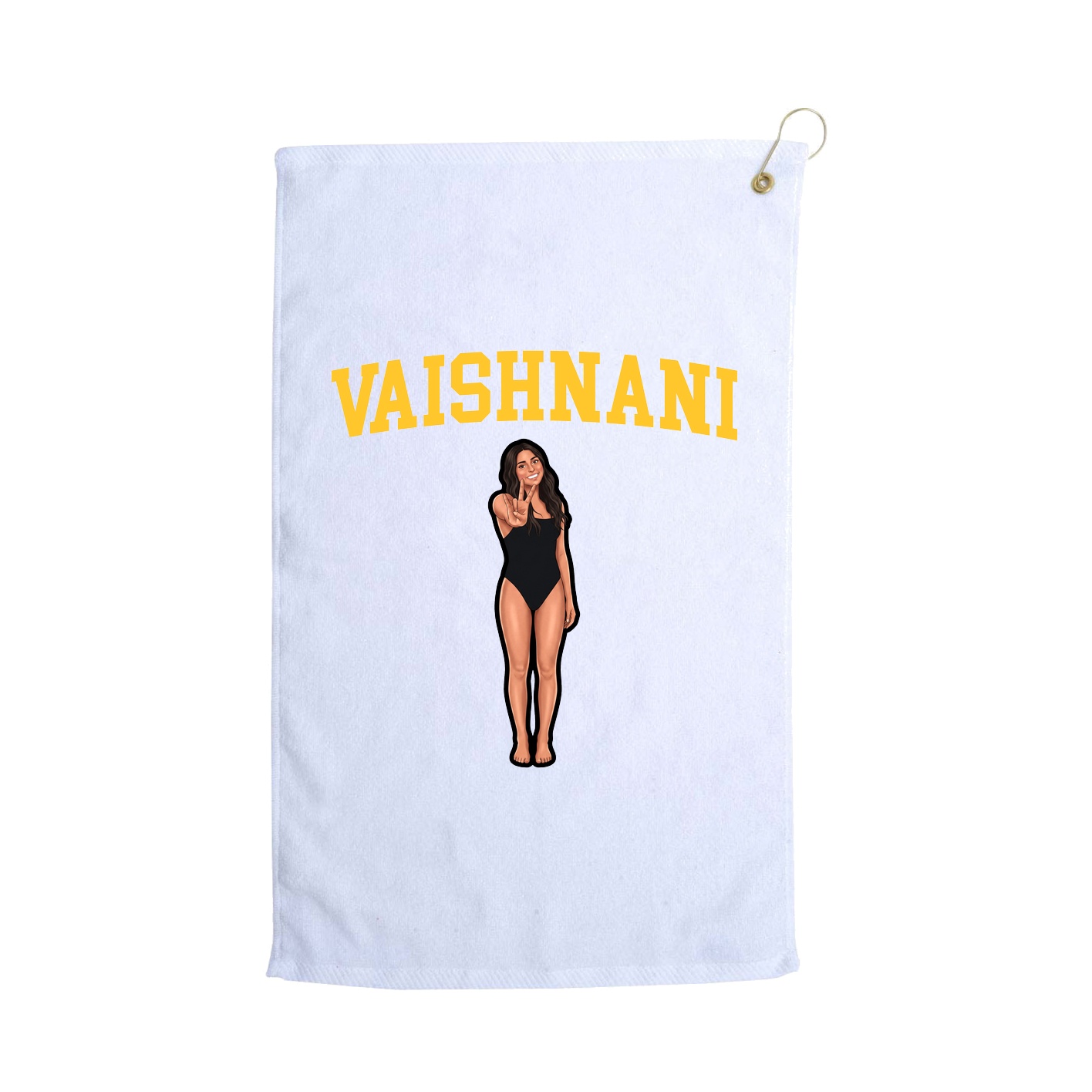 Golf Towel — Shirsey in White