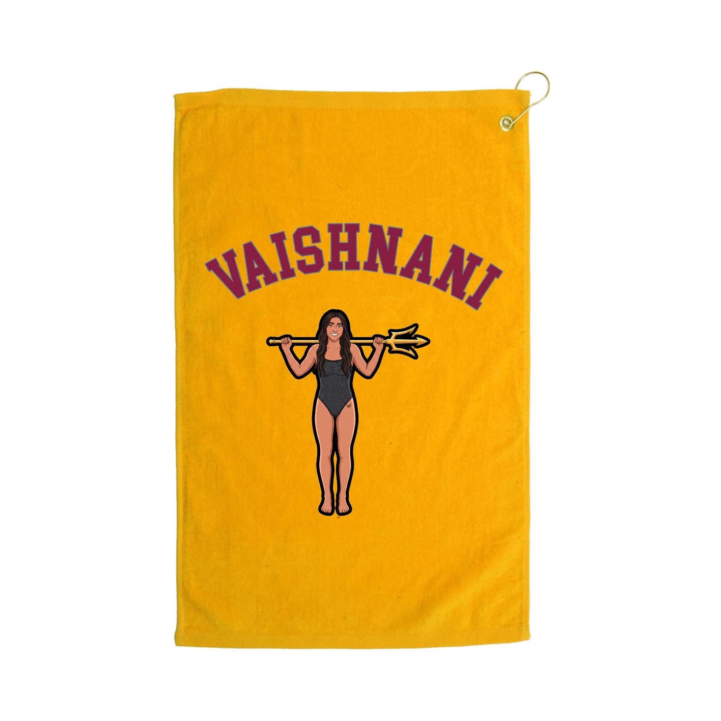 Golf Towel — Shirsey Arch in Gold